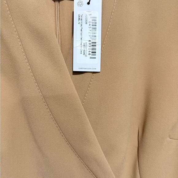 Karen Millen size 8 Tan Dress NWT - Picture 3 of 8